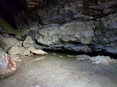 The Optimistic cave is located in Borschevsky district, Ternopol region, in the southwest of Korolevka village.