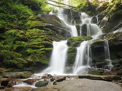 Shypot waterfall in the Transcarpathian region.
