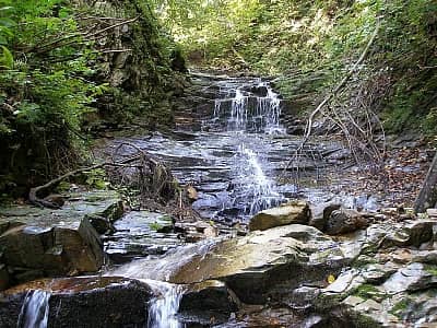 Каскад Буковинських водоспадів біля села Розтоки, Чернівецької області.